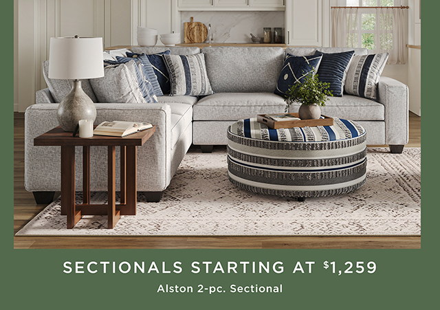 Sectionals starting at $1,259