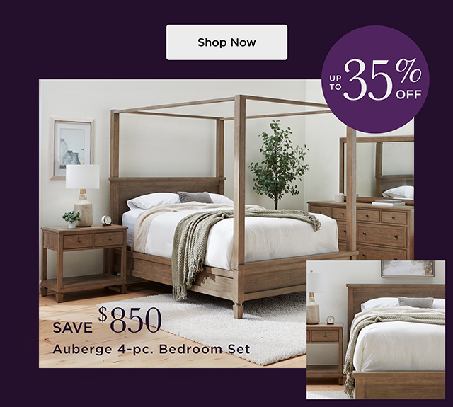 Save $850 - Auberge 4-pc. Bedroom Set