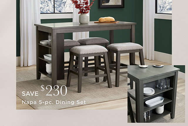 Save $230 - Napa 5-pc. Dining Sẹt