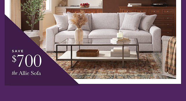 Save $700 - the Allie Sofa