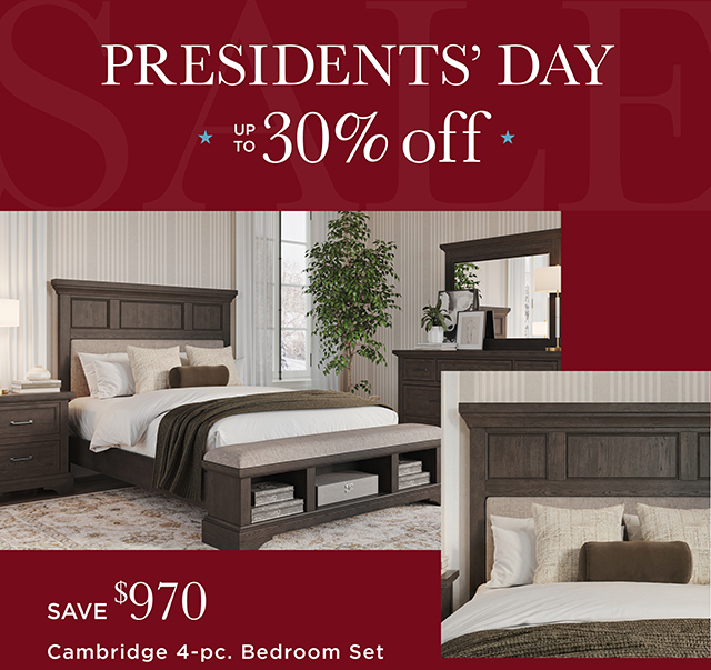 Presidents' Day - 30% Off - Shop Now