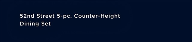 52nd Street 5-pc. Counter-Height  Dining Set