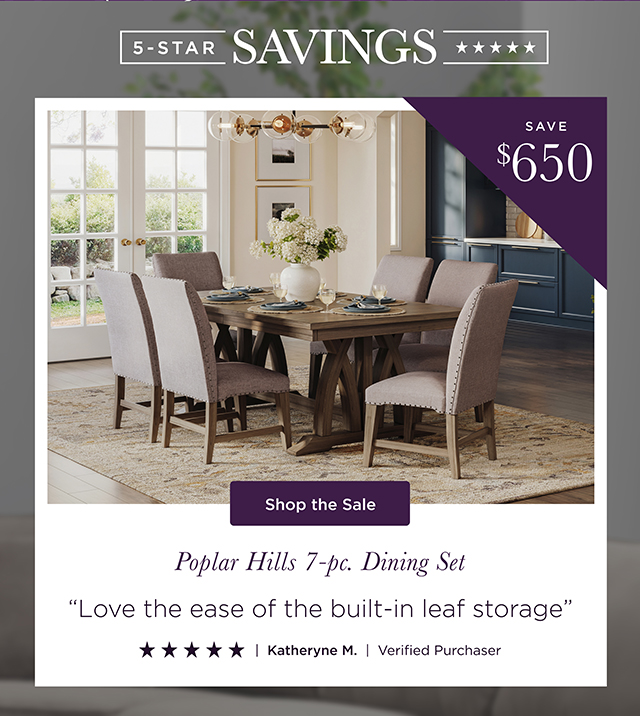 5-Star Savings - Shop the Sale