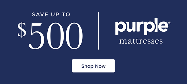 Save up to $500 - Purple - Shop Now