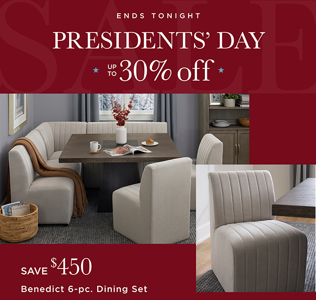 Presidents' Day - Ends Tonight - 30% Off - Shop Now