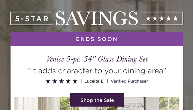 5-Star Savings Ends Soon - Save $750