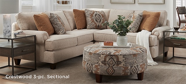 Crestwood 3-pc. Sectional