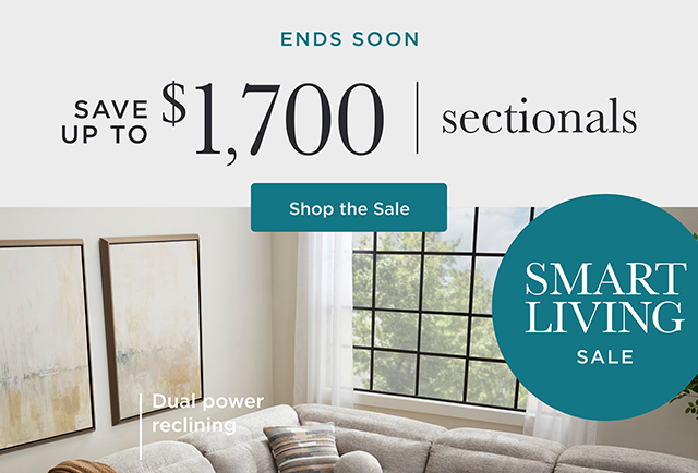 Sectionals Save up to $1,700 - Shop the Sale