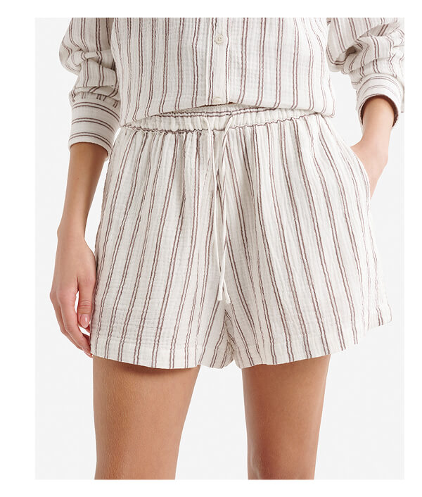 Isla Cotton Gauze Short 3 Inch