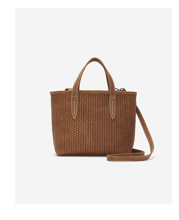 Small Carryall Crossbody Woven