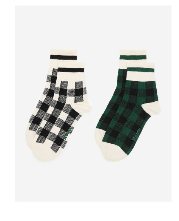 Adult Park Plaid Sock 2 Pack