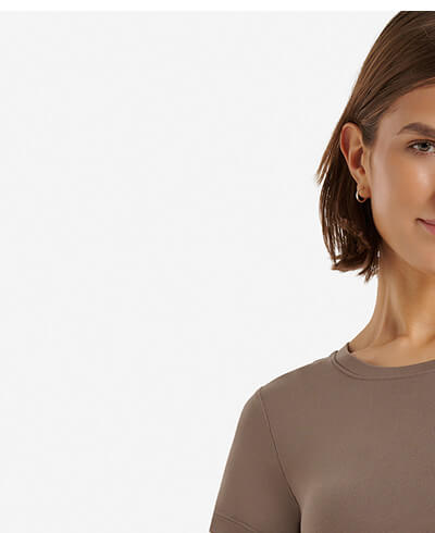 Renew Knit Crop T-Shirt