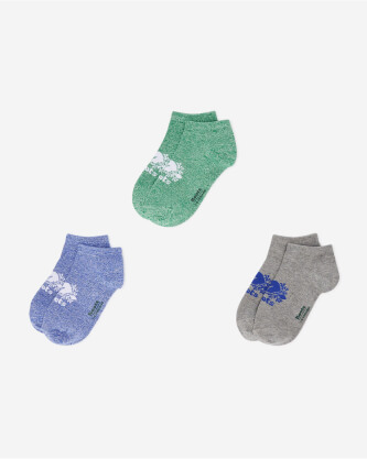 Kids Everyday Cooper Ped Sock 3 Pack