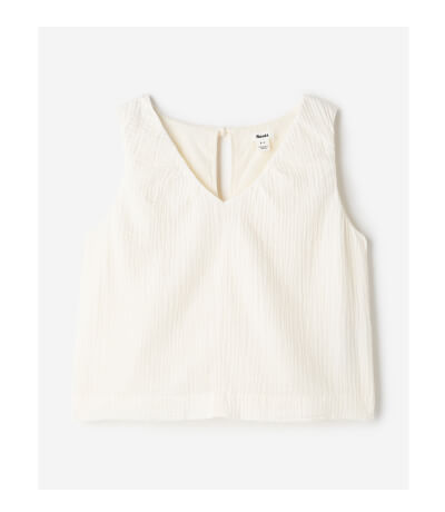 Isla Cotton Gauze Gathered Tank