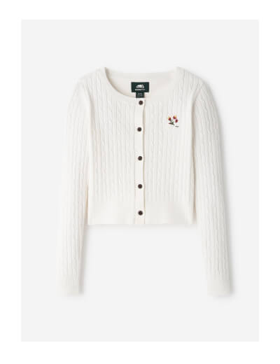 Girls Roots Signature Cardigan