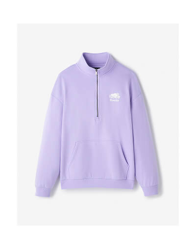 Organic Cooper Relaxed Quarter Zip Stein