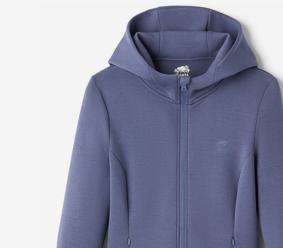 Roam Hooded Full Zip