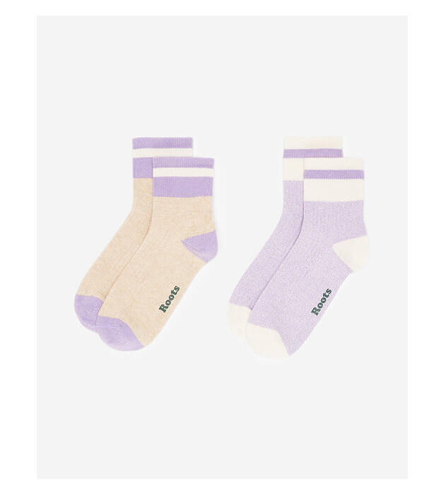 Adult Cotton Cabin Ankle Sock 2 Pack