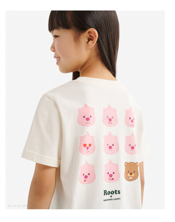 KIDS ROOTS X ZANMANG LOOPY T-SHIRT