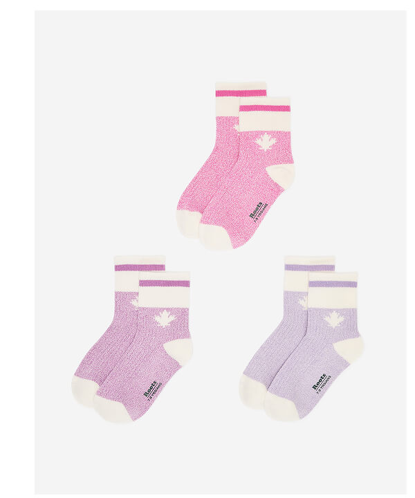 Kids Cabin Maple Sock 3 Pack