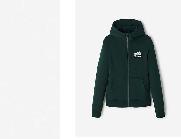 Organic Cooper Slim Full Zip Hoodie