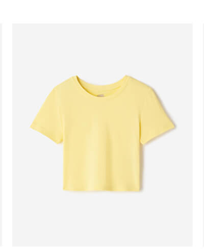 Renew Knit Crop T-Shirt