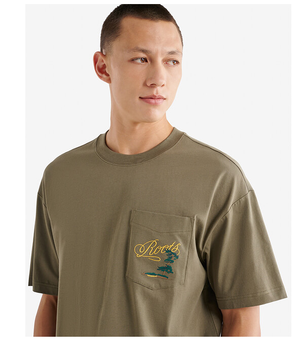 Mens Pocket Trail Relaxed T- Shirt