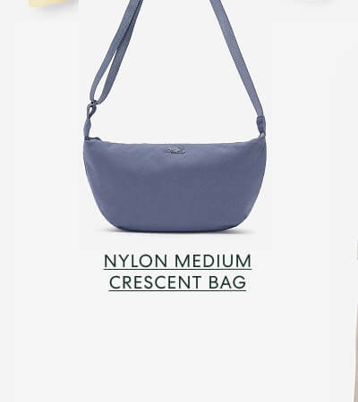 Nylon Medium Crescent Bag