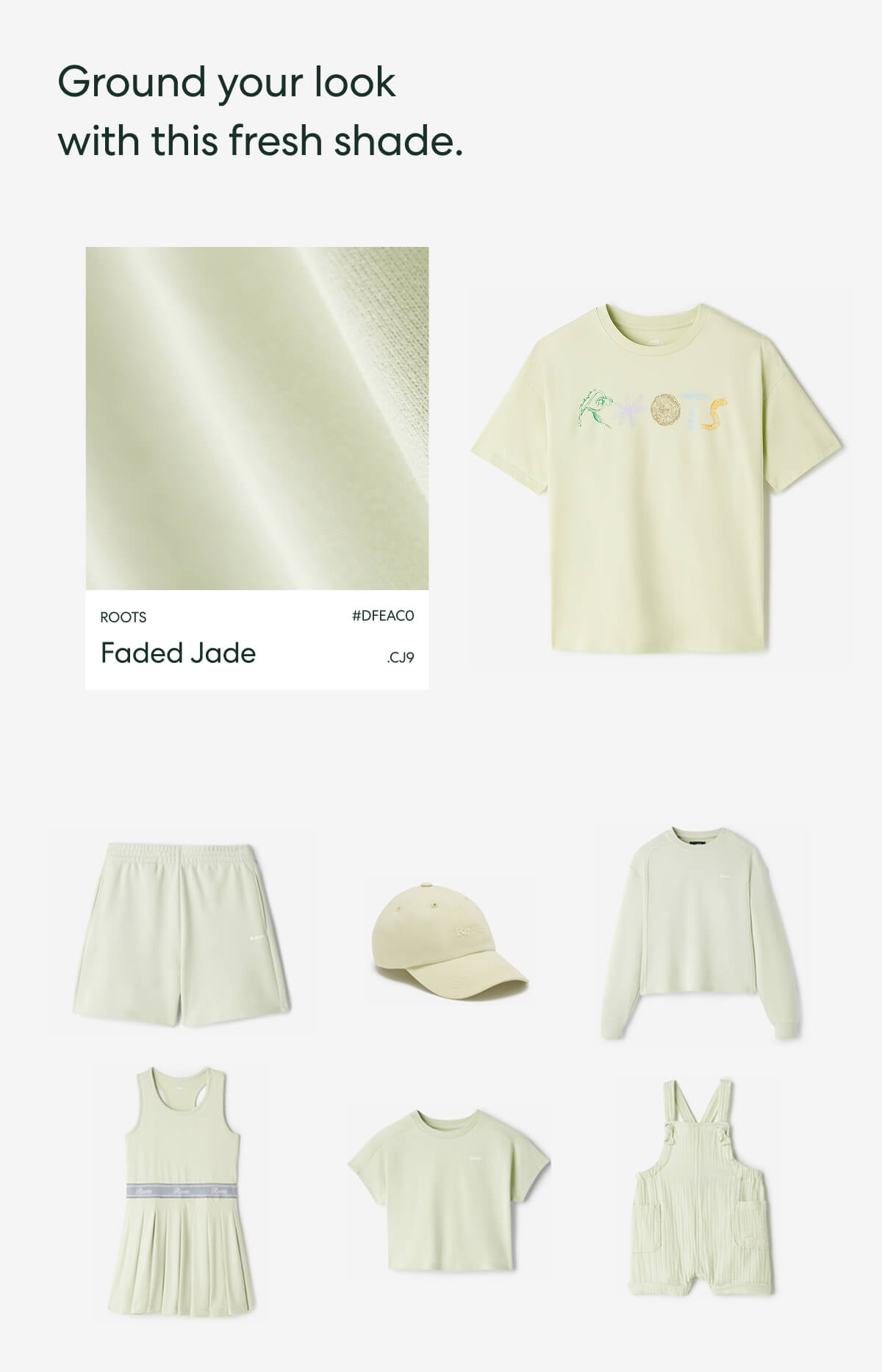 Ground your look with this fresh shade.