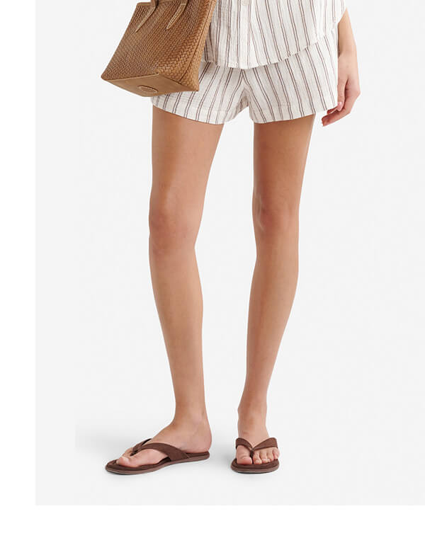Isla Cotton Gauze Short 3 Inch