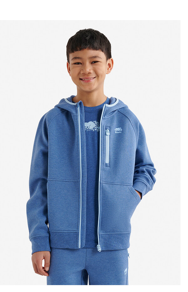 Kids Recover Interlock Full Zip Hoodie