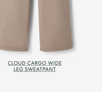 Cloud Cargo Wide Leg Sweatpant
