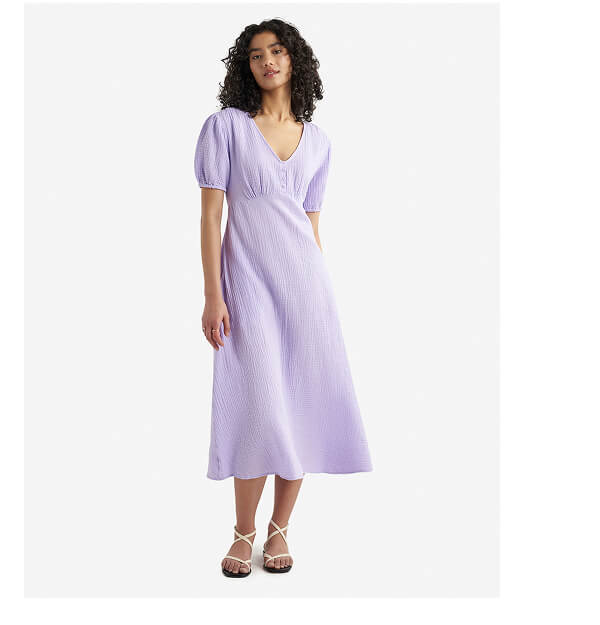 Isla Cotton Gauze Tea Dress