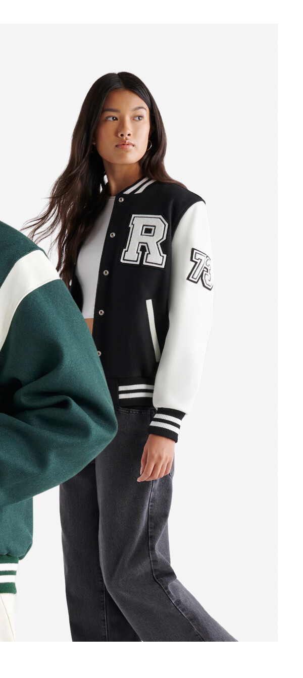Womens Vintage Varsity Jacket