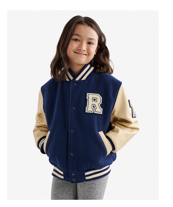 Kids Vintage Varsity Jacket 2.0