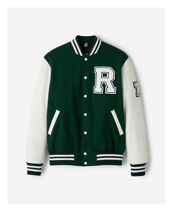  Mens Vintage Varsity Jacket