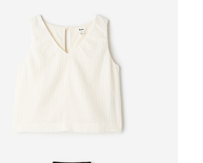 Isla Cotton Gauze Gathered Tank