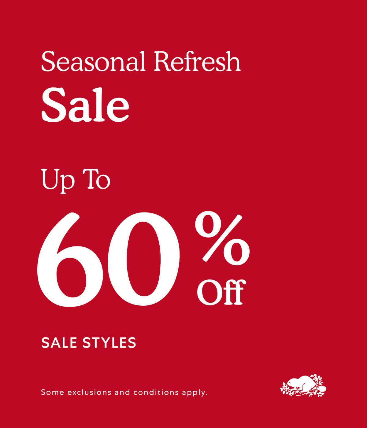 Seasonal Refresh Sale  -  Up To 60% Off SALE STYLES
