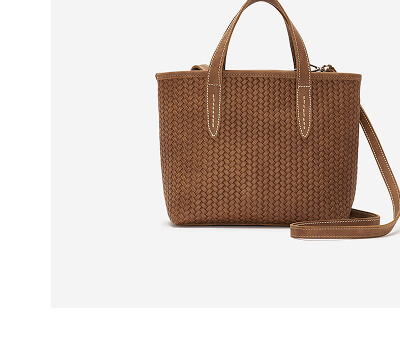 Small Carryall Crossbody Woven