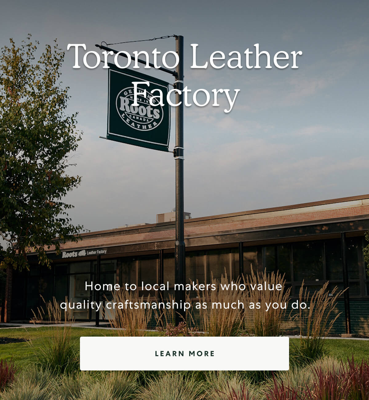 Home to local makers who value quality craftsmanship as much as you do. - [LEARN MORE]