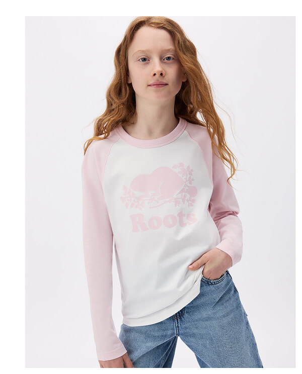 Kids Cooper Baseball Long Sleeve T-Shirt