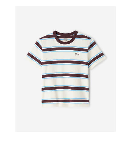 Womens Myrle Striped Short Sleeve T-Shirt