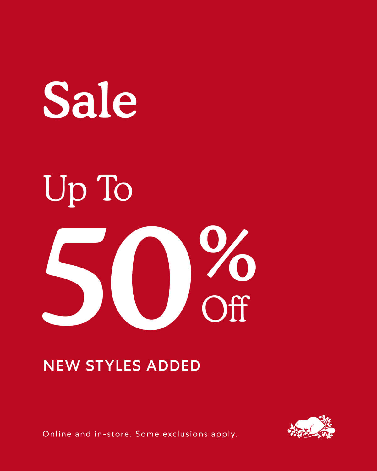 Sale - Up To 50% Off - NEW STYLES ADDED