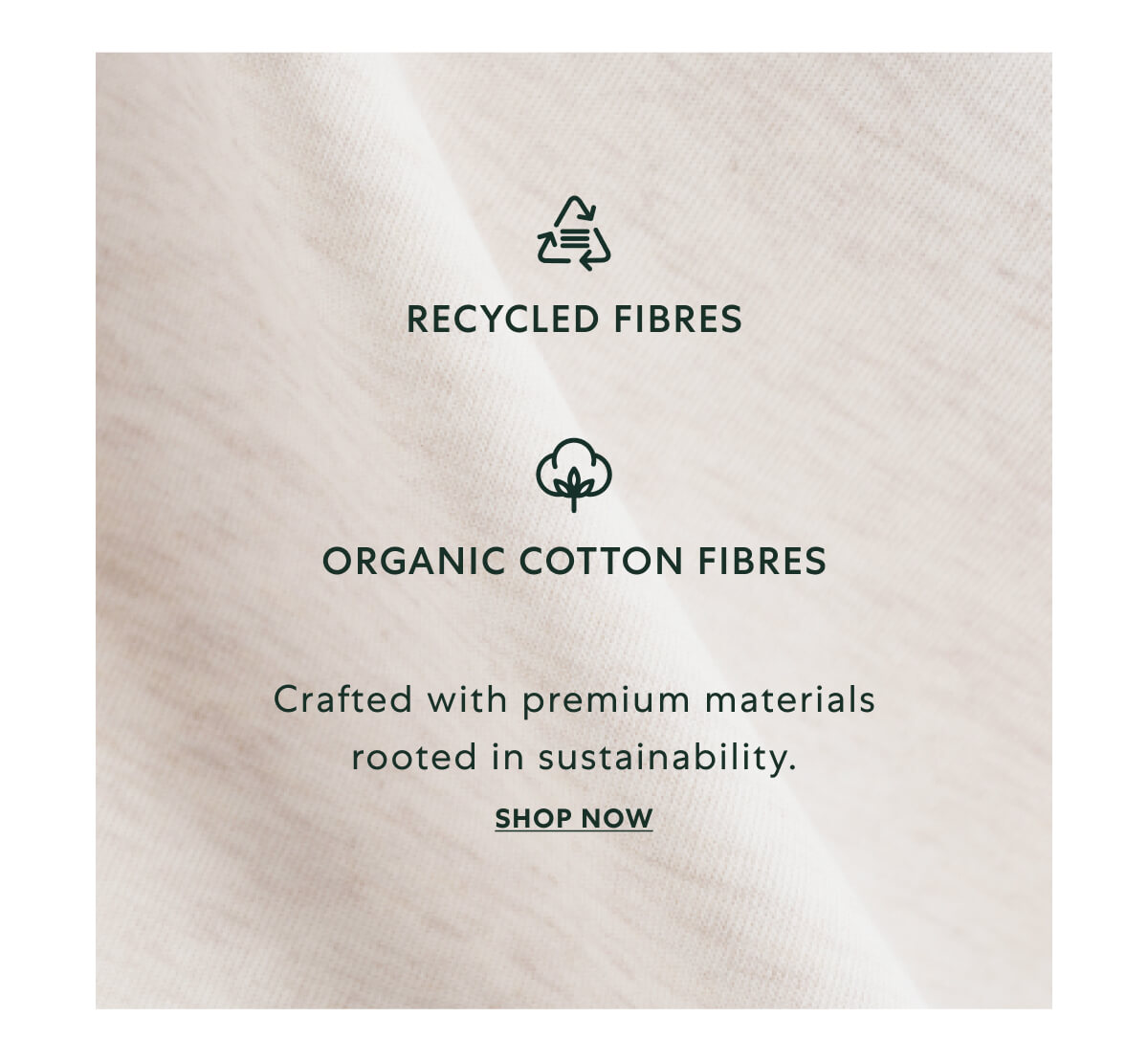 Recycled Fibres Organic Cotton Fibres