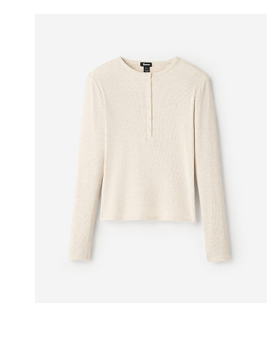 Roam Rib Fitted Long Sleeve Henley
