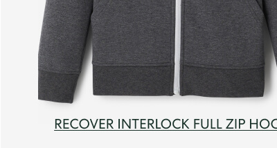 Recover Interlock Full Zip Hoodie