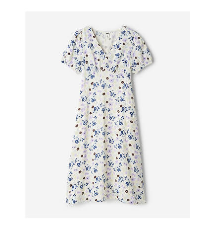 Isla Cotton Gauze Tea Dress