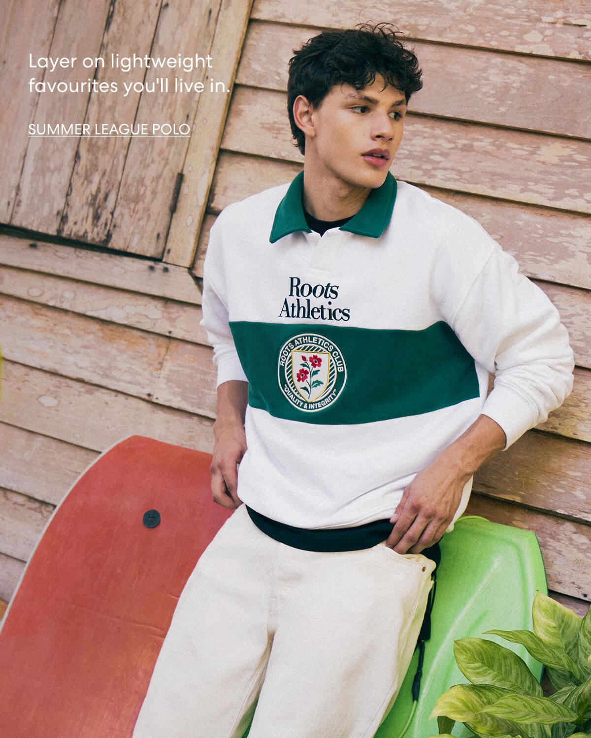 Layer on lightweight favourites you'll live in.