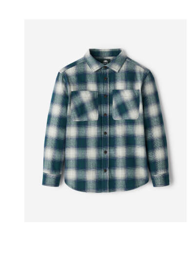 Kids Relaxed Plaid Shirt