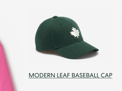 Modern Leaf Baseball Cap